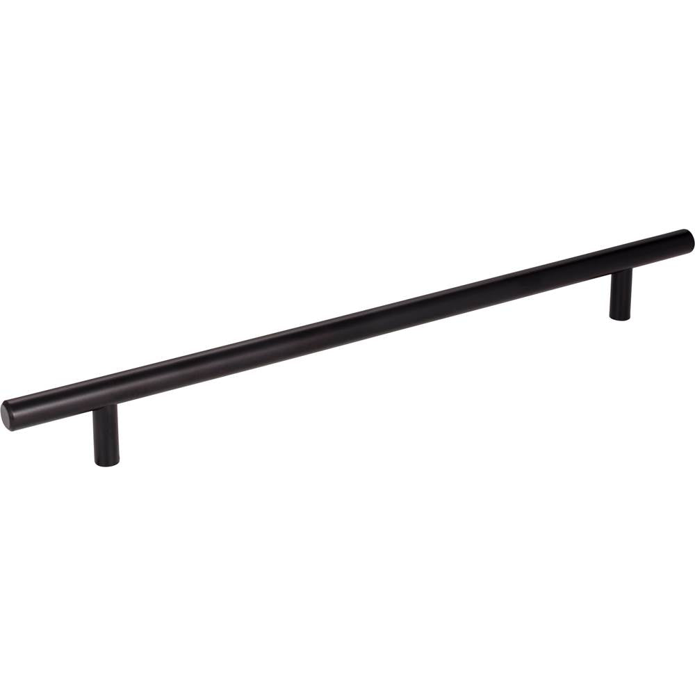 Hardware Resources - 256 mm Center-to-Center Matte Black Naples Cabinet Bar Pull - Matte Black