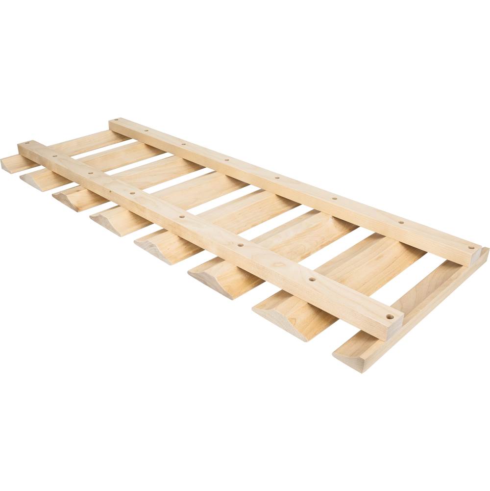 Hardware Resources - 30'' Wooden Stemware Rack - Unfinished