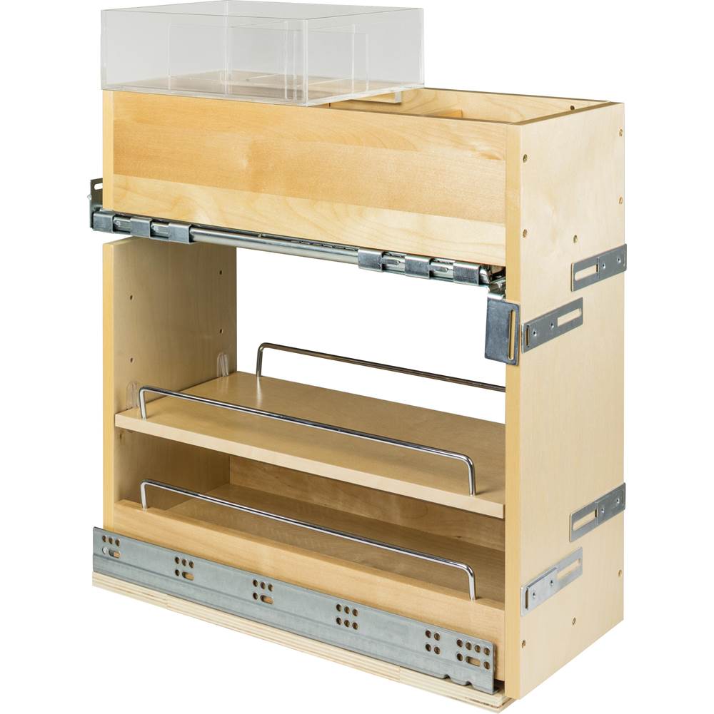 Divided Acrylic Top Tray for Vanity Pullout