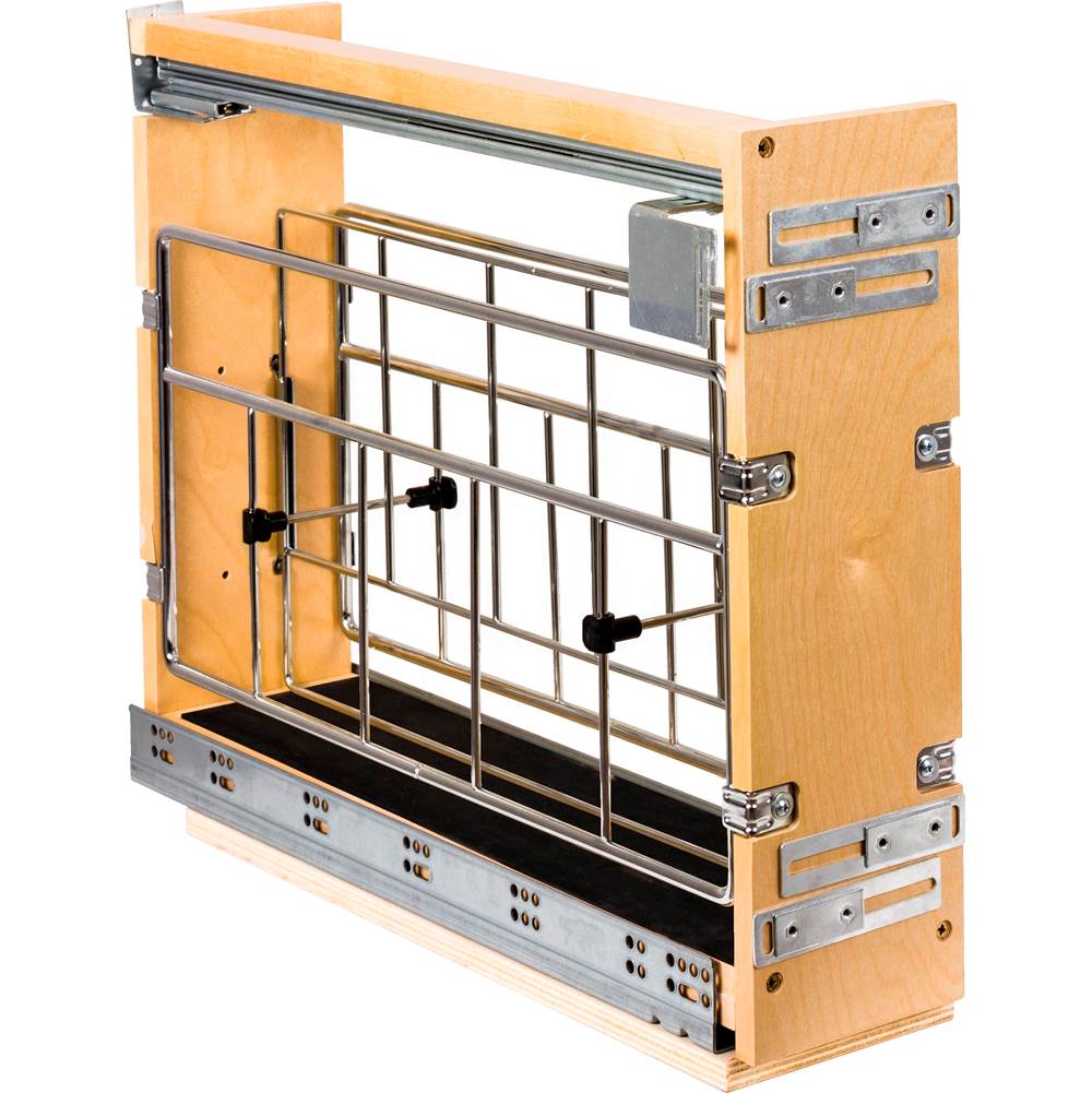 Hardware Resources - 5'' ''No Wiggle'' Soft-close Tray Divider Pullout - Weathered Brass
