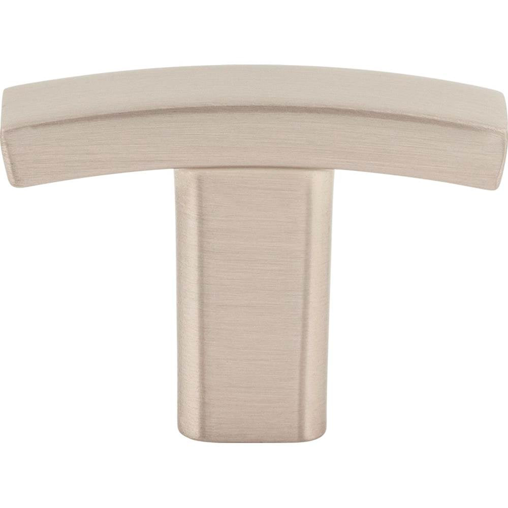 1-1/2'' Overall Length Brushed Gold Square Thatcher Cabinet ''T'' Knob