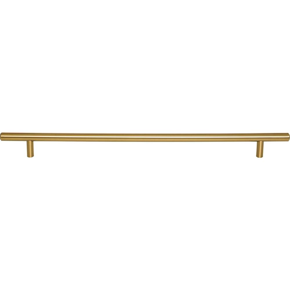319 mm Center-to-Center Brushed Gold Naples Cabinet Bar Pull