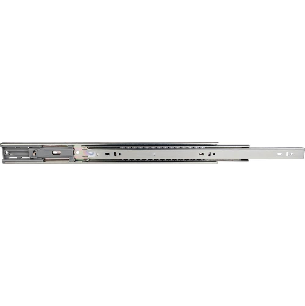 Hardware Resources - 18'' Heavy Duty DURA-CLOSE Soft-close 100 lb Full Extension Side Mount Ball Bearing Slides - Zinc