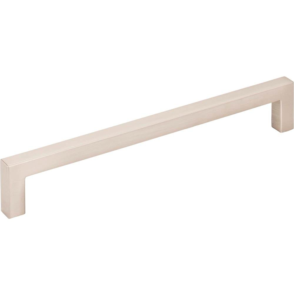 Hardware Resources - 160 mm Center-to-Center Satin Nickel Square Stanton Cabinet Bar Pull - Satin Nickel