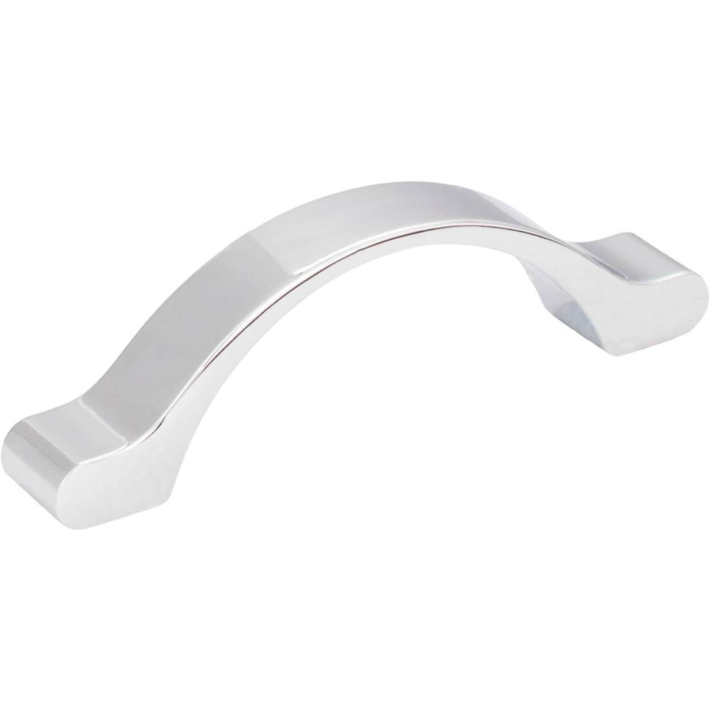 Hardware Resources - 3'' Center-to-Center Polished Chrome Arched Seaver Cabinet Pull - Polished Chrome