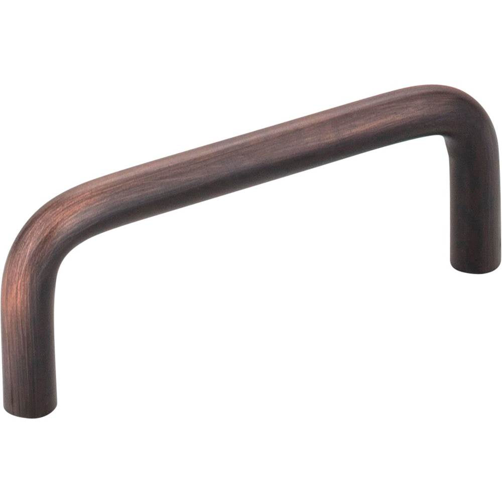 Hardware Resources - 3'' Center-to-Center Brushed Oil Rubbed Bronze Torino Cabinet Wire Pull - Brushed Oil Rubbed Bronze