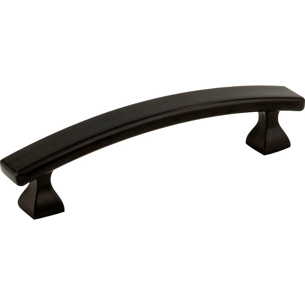 Hardware Resources - 96 mm Center-to-Center Matte Black Square Hadly Cabinet Pull - Matte Black