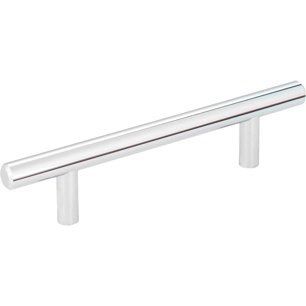 Hardware Resources - 96 mm Center-to-Center Polished Chrome Naples Cabinet Bar Pull - Polished Chrome