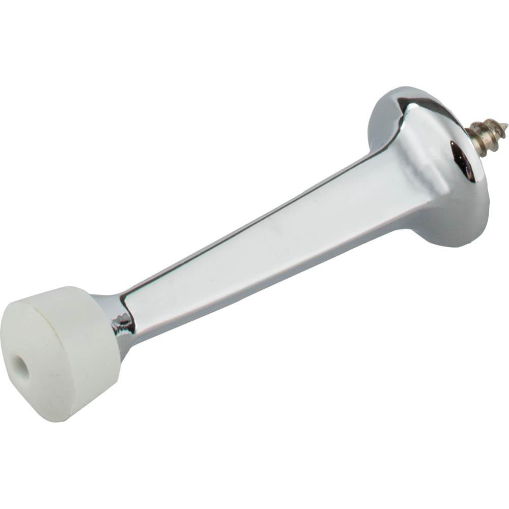 Hardware Resources - Rigid Door Stop, 2-pack - Polished Chrome