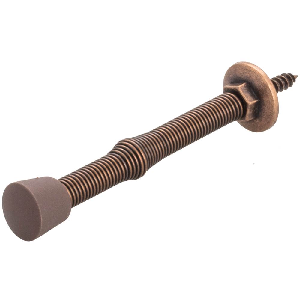 Hardware Resources - Spring Door Stop, 2-pack - Dark Bronze