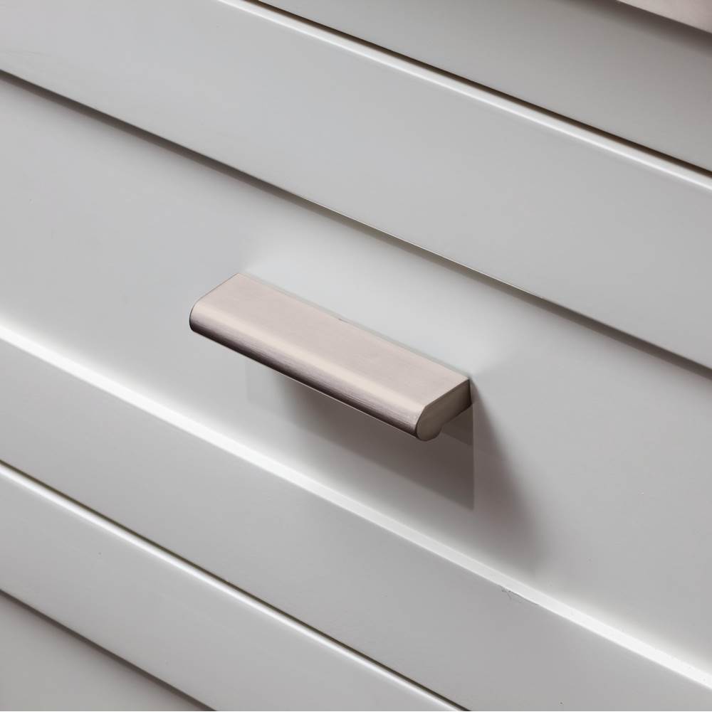 3'' Center-to-Center Satin Nickel Capri Cabinet Tab Pull