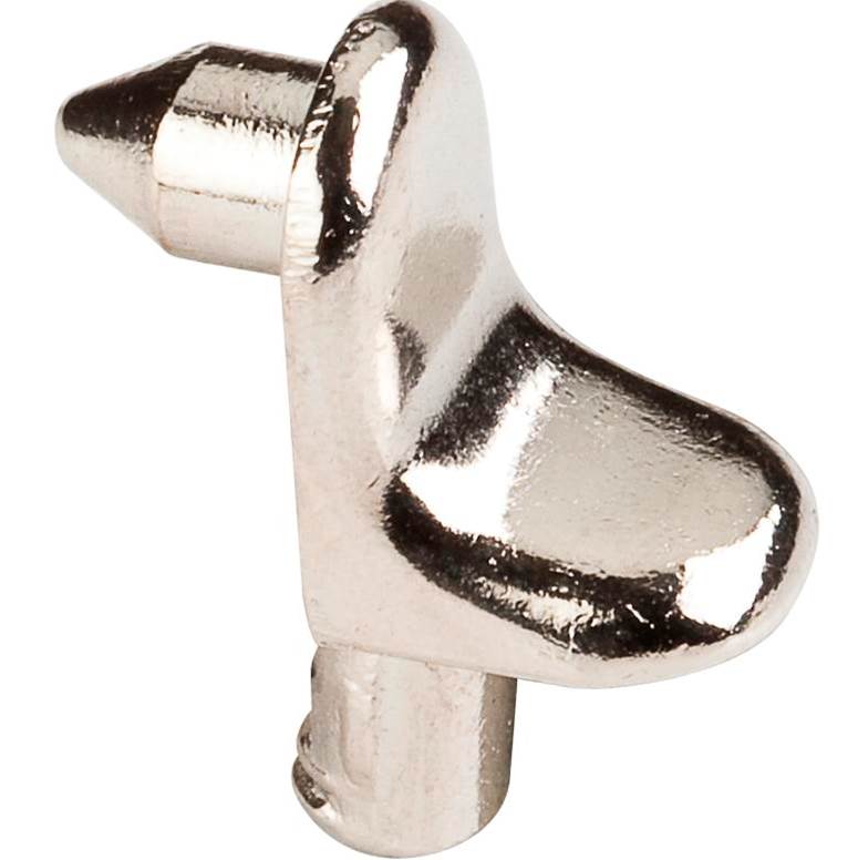 5 mm Zinc Die Cast Shelf Support with 5 mm Shelf Hold Pin (Earthquake Clip)