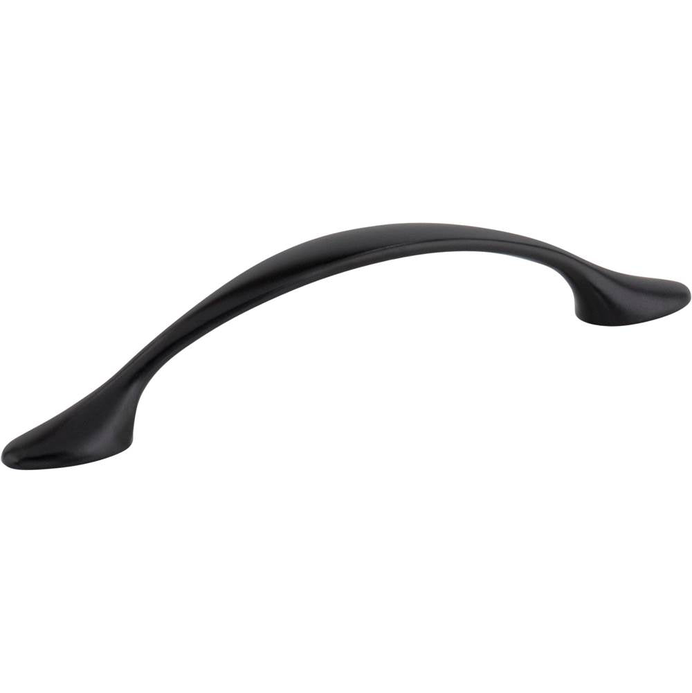 Hardware Resources - 96 mm Center-to-Center Matte Black Arched Somerset Cabinet Pull - Matte Black