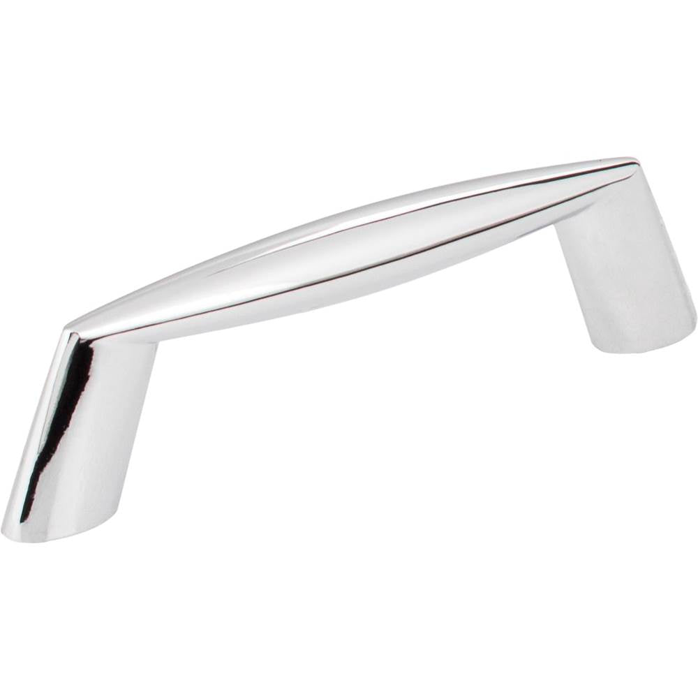 Hardware Resources - 3'' Center-to-Center Polished Chrome Zachary Cabinet Pull - Polished Chrome