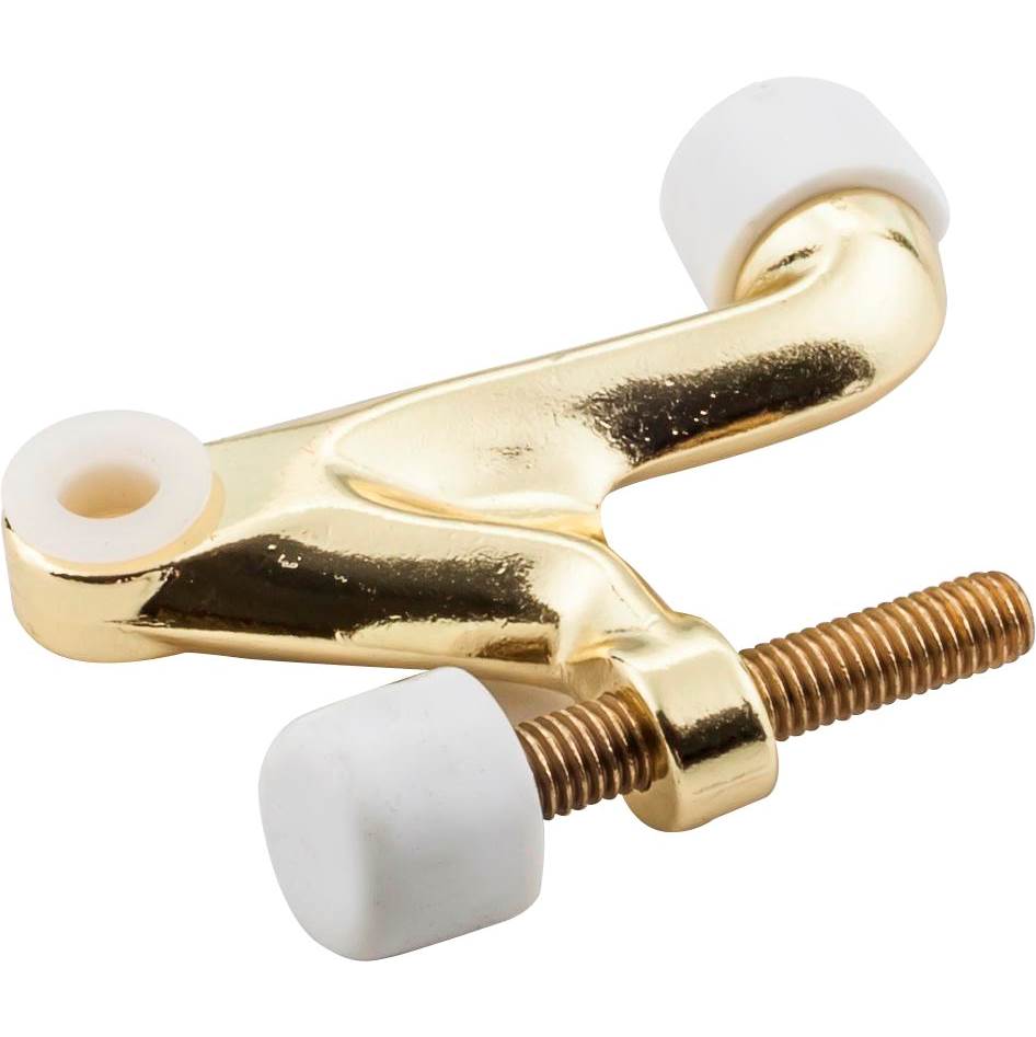 Hardware Resources - Hinge Pin Door Stop - Polished Brass - Polished Brass