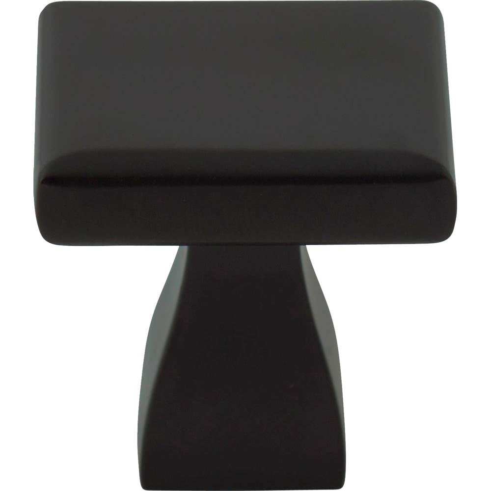 1'' Overall Length Brushed Gold Square Hadly Cabinet Knob