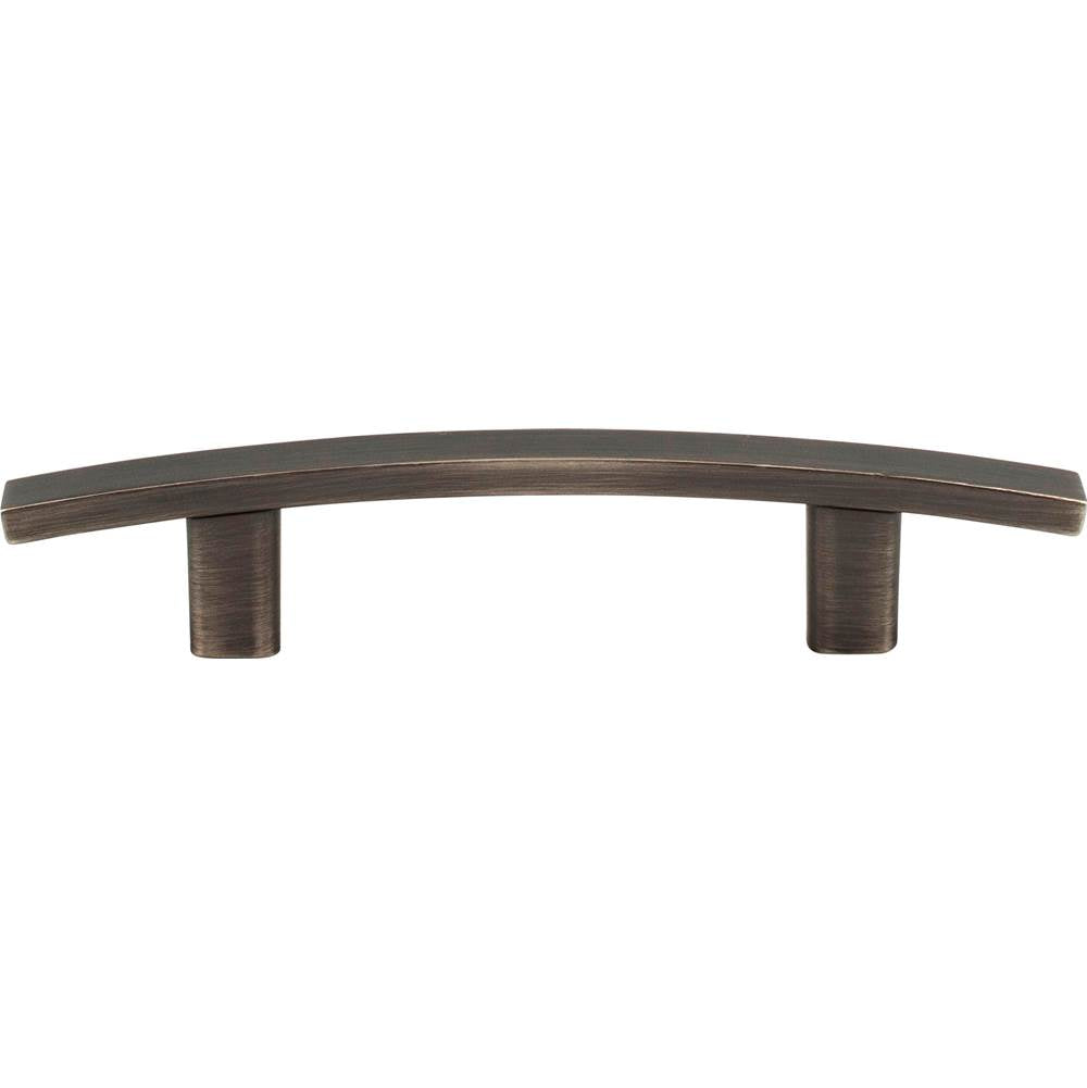 3'' Center-to-Center Brushed Gold Square Thatcher Cabinet Bar Pull