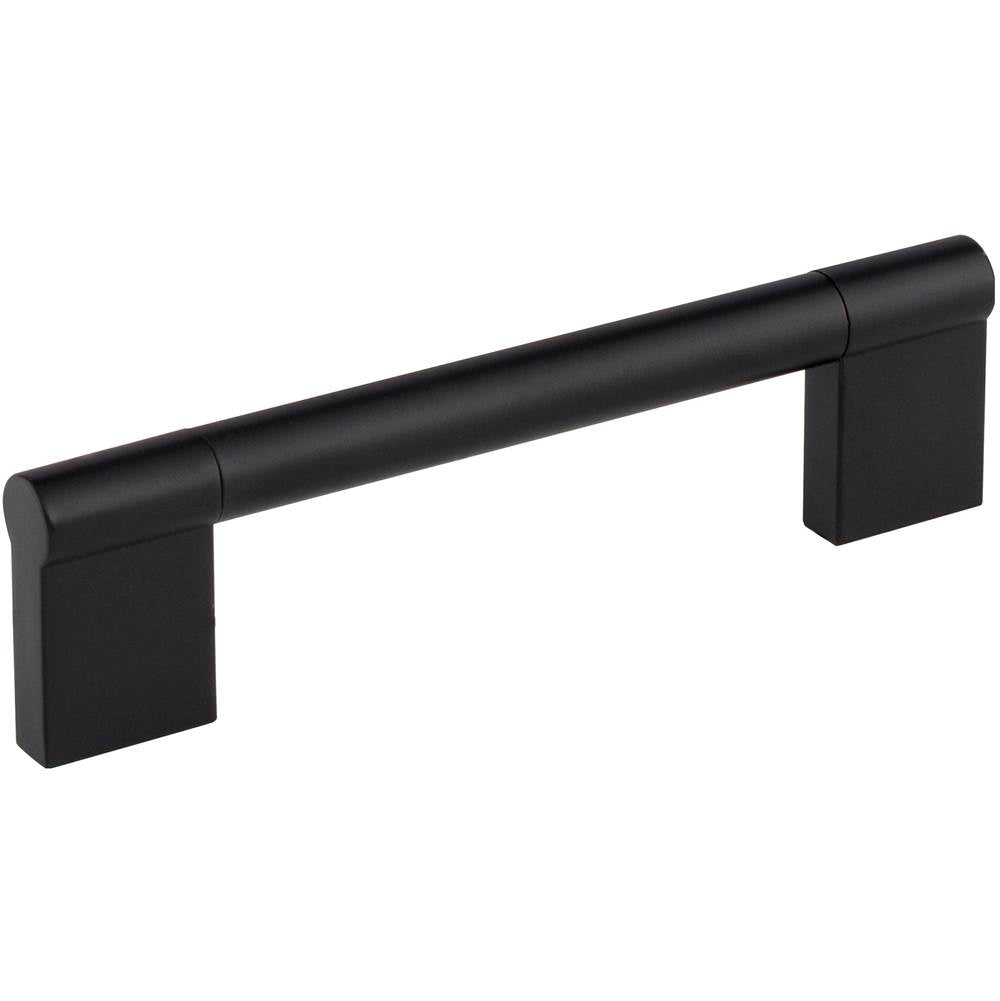Hardware Resources - 128 mm Center-to-Center Matte Black Knox Cabinet Bar Pull - Matte Black