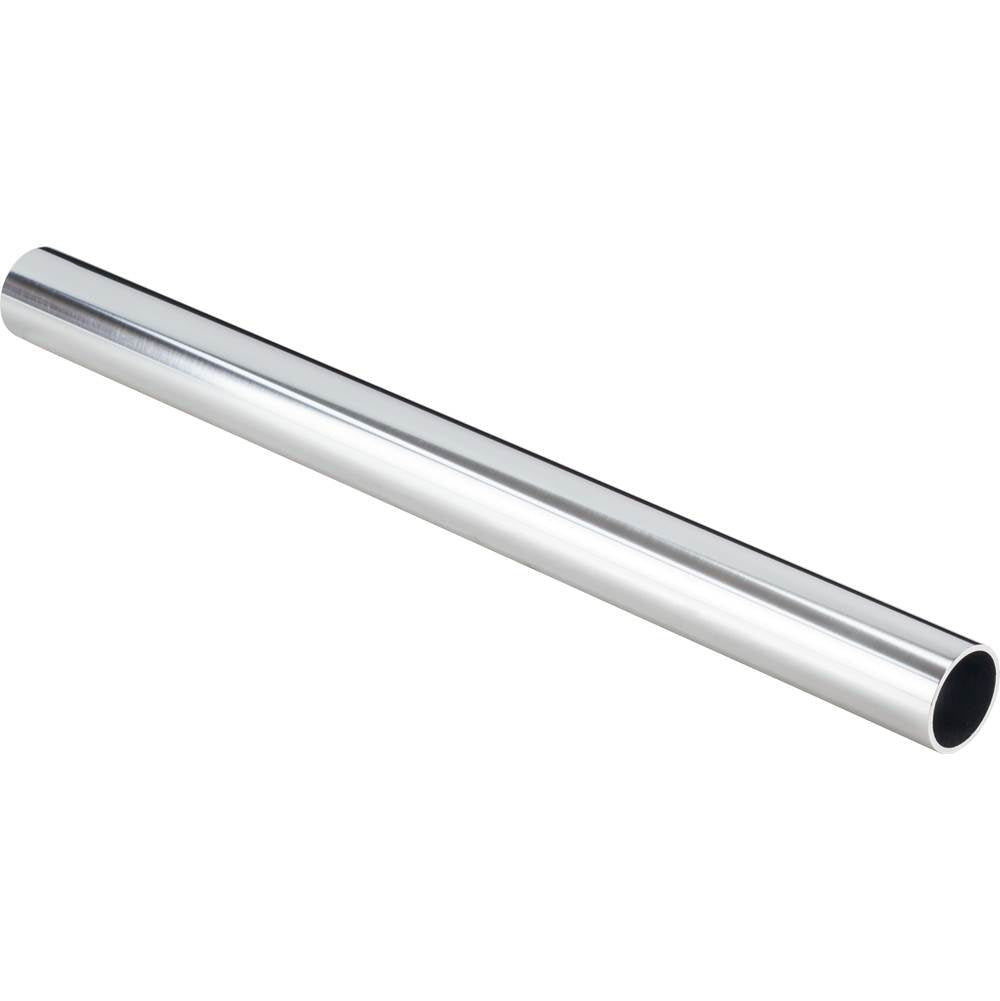 Hardware Resources - 4 Boxes of 6 Chrome 1-1/16'' Diameter x 8'' Long Round Steel Closet Rods - Chrome
