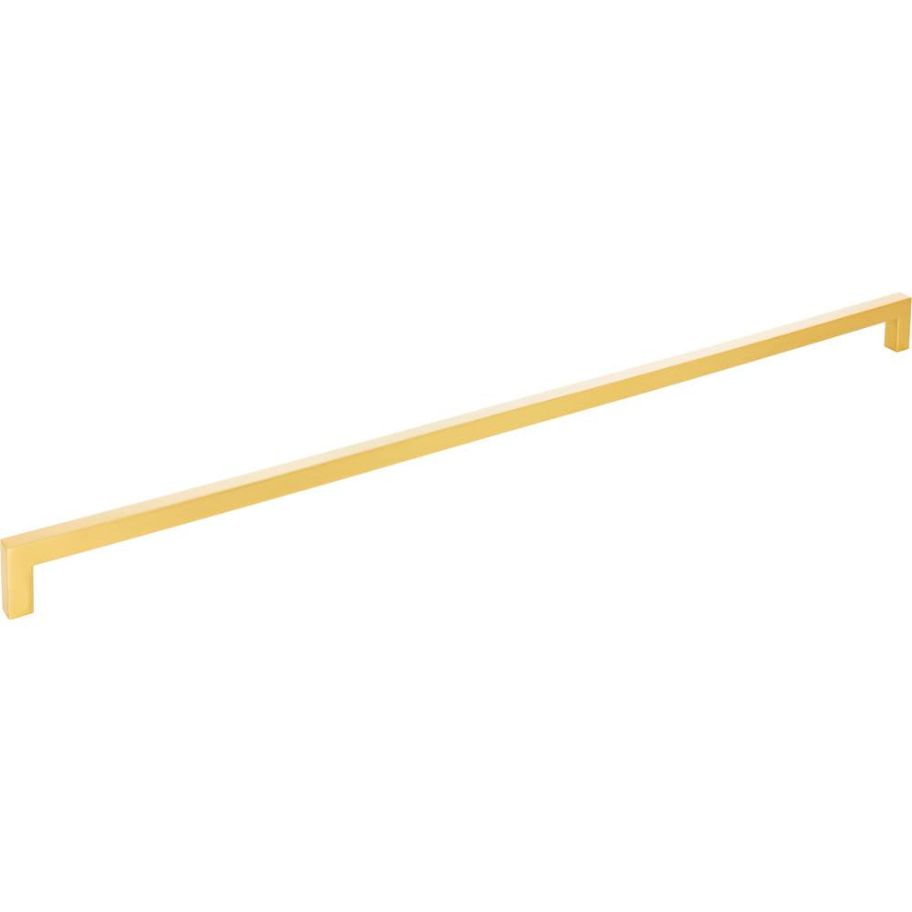 Hardware Resources - 448 mm Center-to-Center Brushed Gold Square Stanton Cabinet Bar Pull - Brushed Gold
