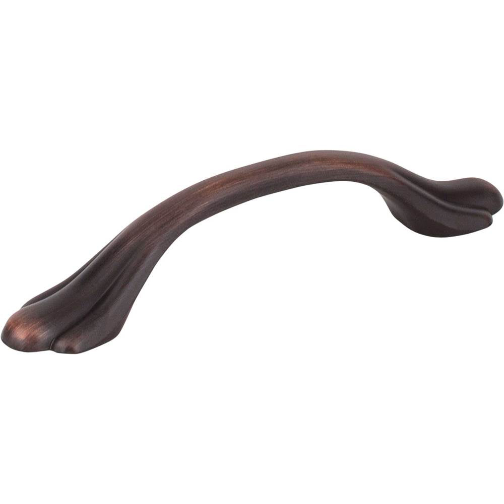 Hardware Resources - 3'' Center-to-Center Brushed Oil Rubbed Bronze Gatsby Cabinet Pull - Brushed Oil Rubbed Bronze