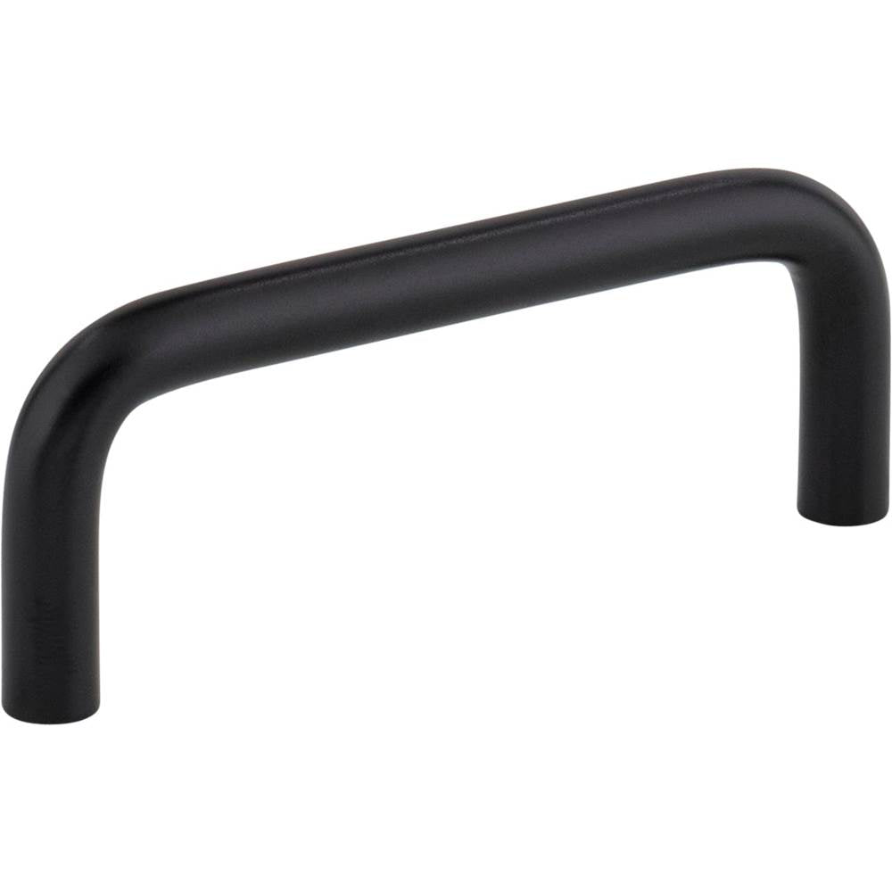 Hardware Resources - 3'' Center-to-Center Matte Black Torino Cabinet Wire Pull - Matte Black