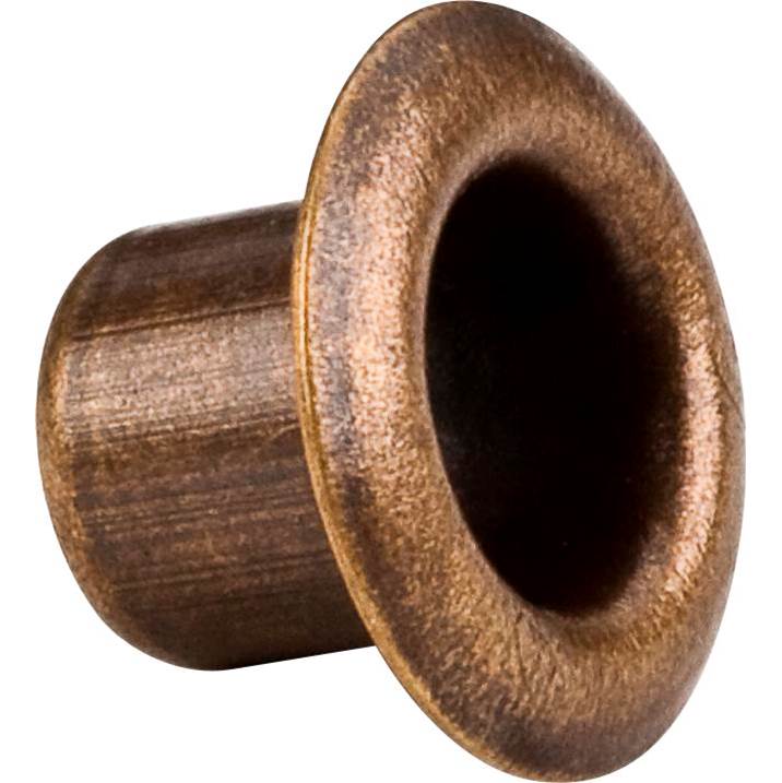 Hardware Resources - Antique Brass 5 mm Grommet for 5.5 mm Hole - Priced and Sold by the Thousand - Brushed Antique Brass