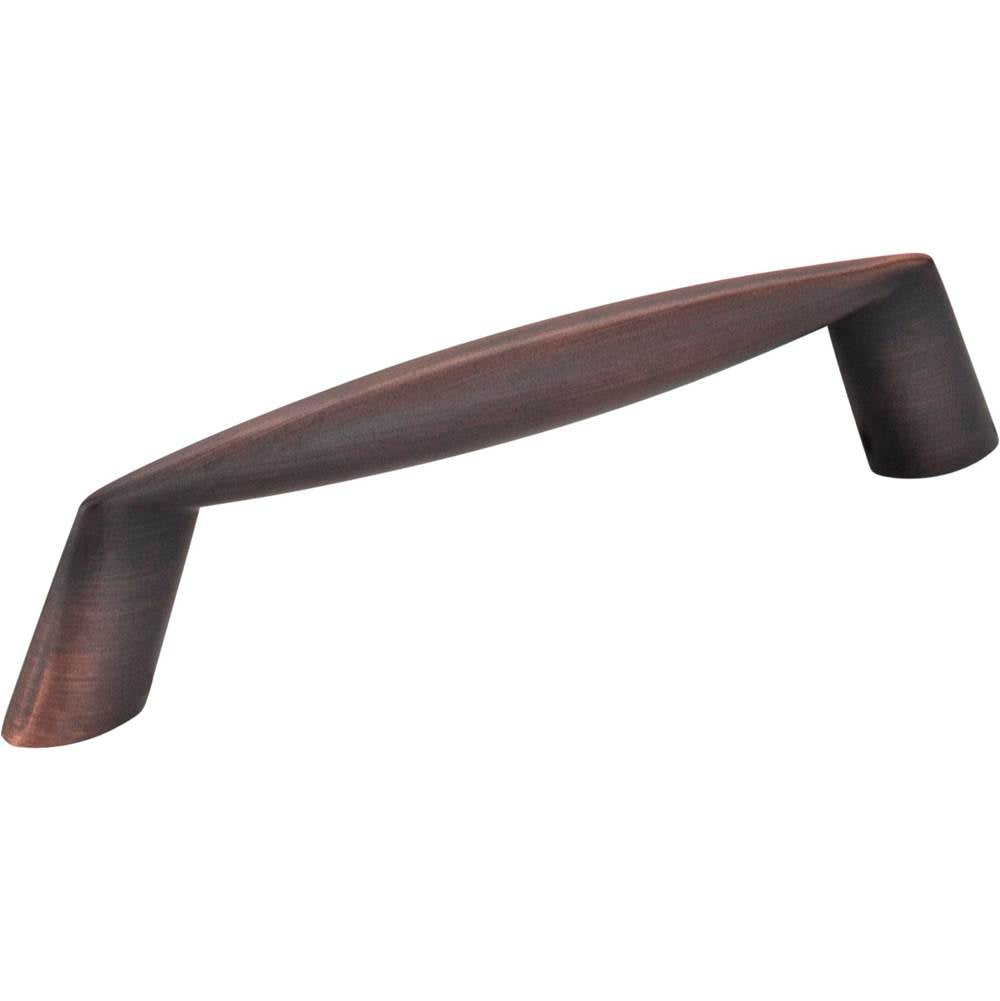 Hardware Resources - 96 mm Center-to-Center Brushed Oil Rubbed Bronze Zachary Cabinet Pull - Brushed Oil Rubbed Bronze