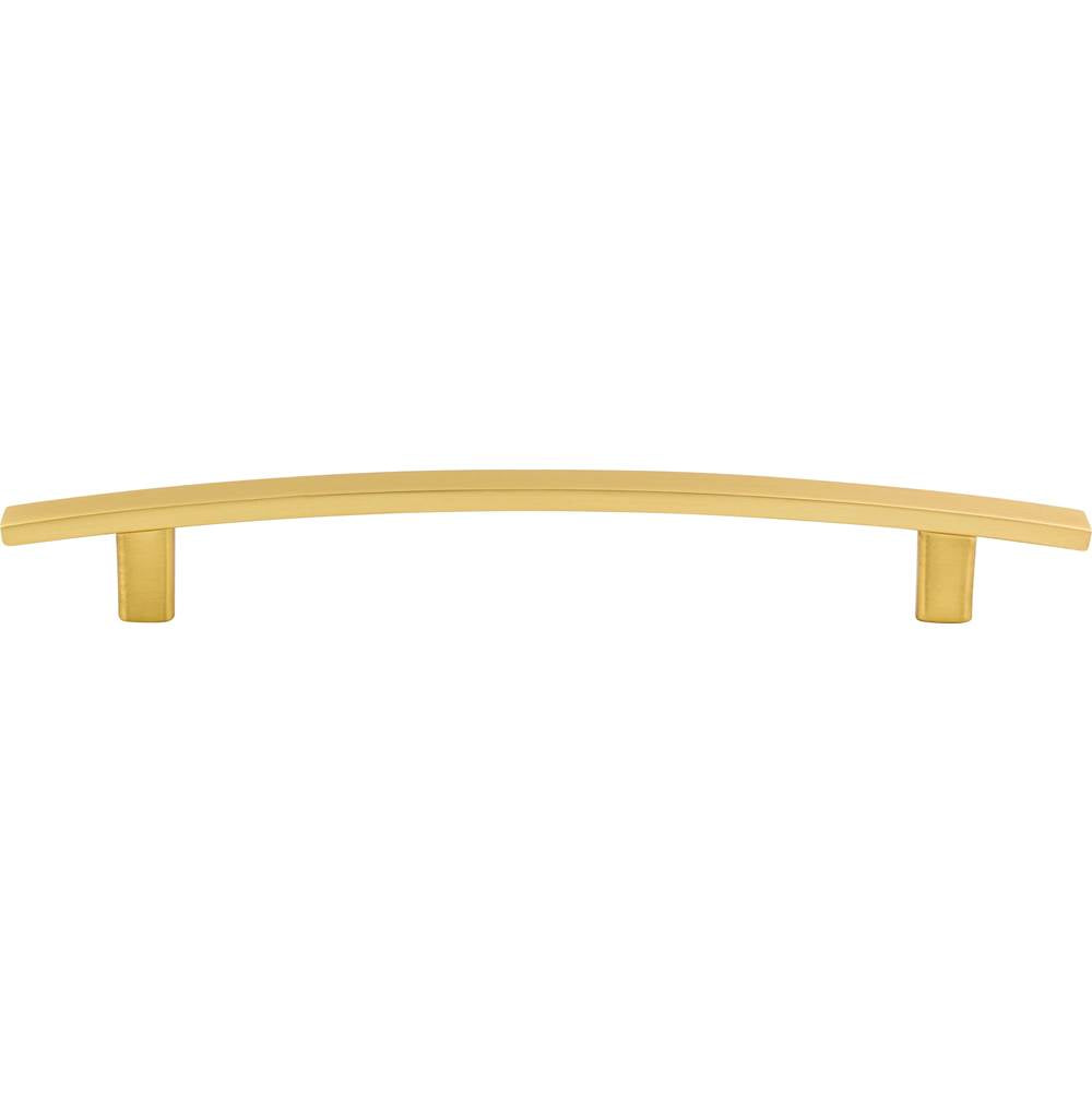 160 mm Center-to-Center Brushed Gold Square Thatcher Cabinet Bar Pull