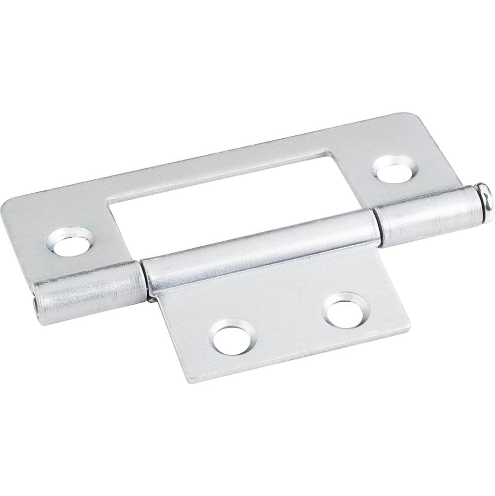 Hardware Resources - Brushed Chrome 3'' Loose Pin Non-Mortise Hinge 4 Hole - Chrome