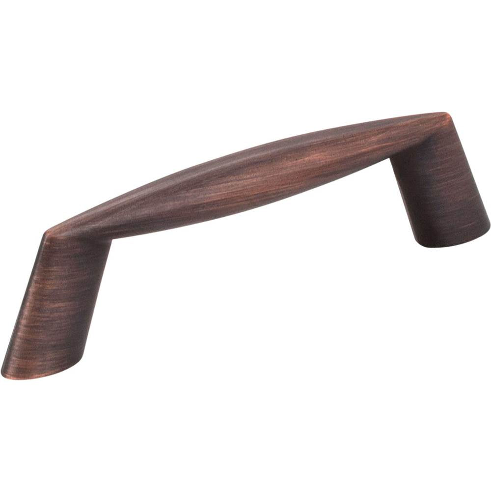 Hardware Resources - 3'' Center-to-Center Brushed Oil Rubbed Bronze Zachary Cabinet Pull - Brushed Oil Rubbed Bronze