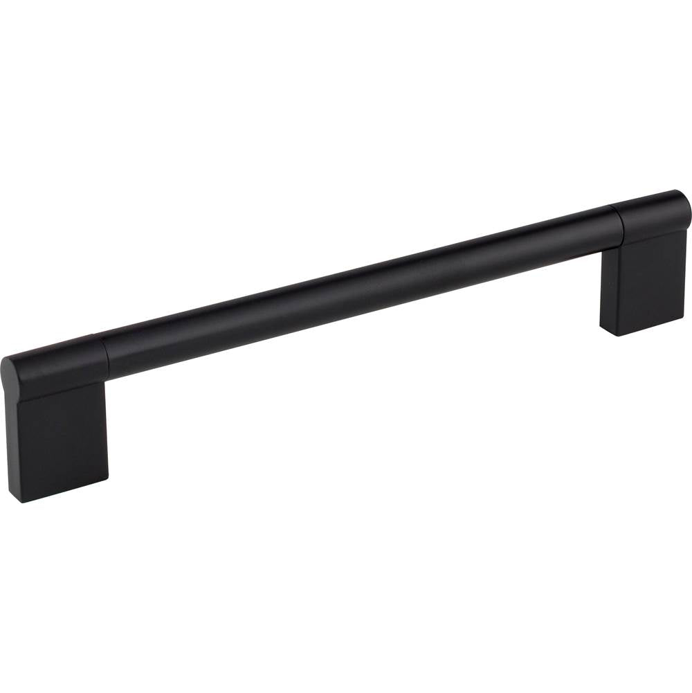 Hardware Resources - 192 mm Center-to-Center Matte Black Knox Cabinet Bar Pull - Matte Black
