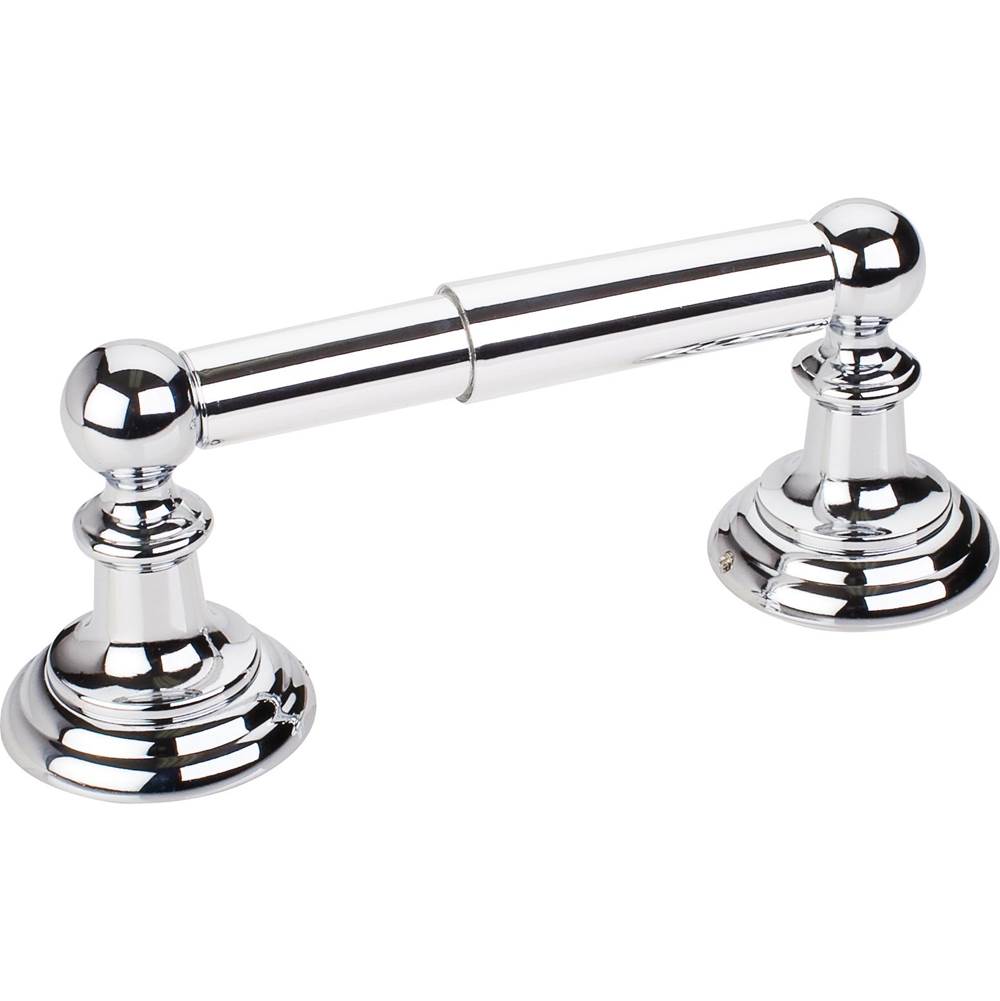Hardware Resources - Fairview Polished Chrome Spring-Loaded Paper Holder - Contractor Packed - Polished Chrome