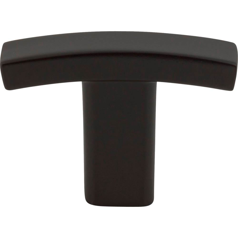 1-1/2'' Overall Length Brushed Gold Square Thatcher Cabinet ''T'' Knob