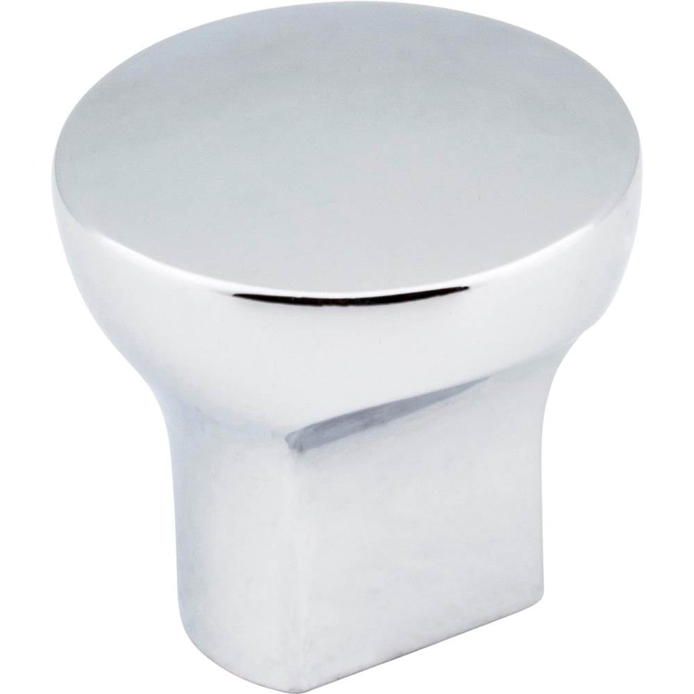 Hardware Resources - 1'' Diameter Polished Chrome Round Brenton Cabinet Knob - Polished Chrome