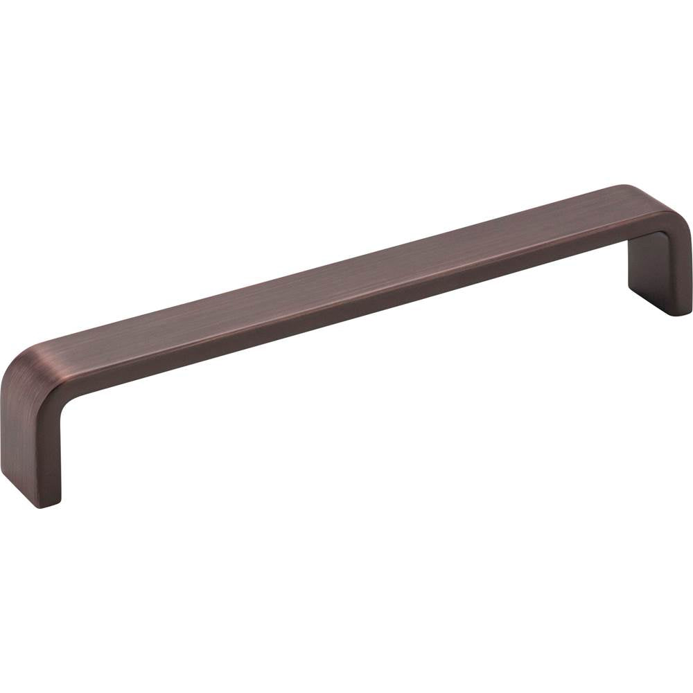 Hardware Resources - 160 mm Center-to-Center Brushed Oil Rubbed Bronze Square Asher Cabinet Pull - Brushed Oil Rubbed Bronze
