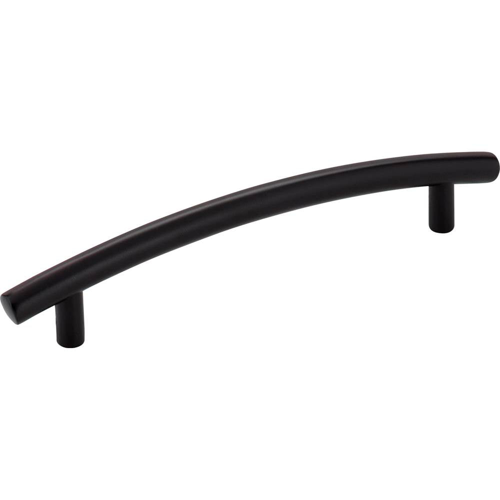 Hardware Resources - 128 mm Center-to-Center Matte Black Arched Belfast Cabinet Pull - Matte Black
