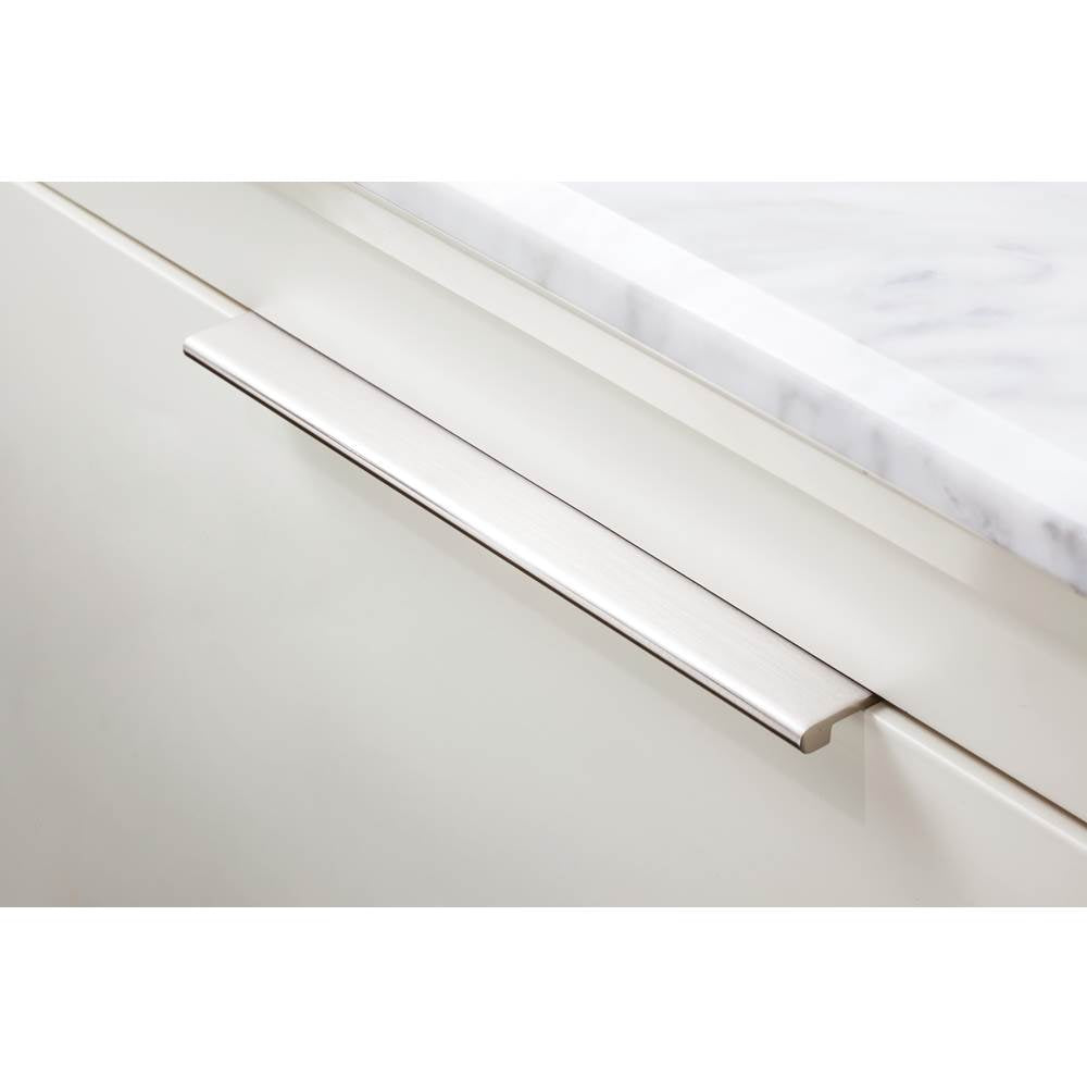 3'' Overall Length Brushed Chrome Edgefield Cabinet Tab Pull