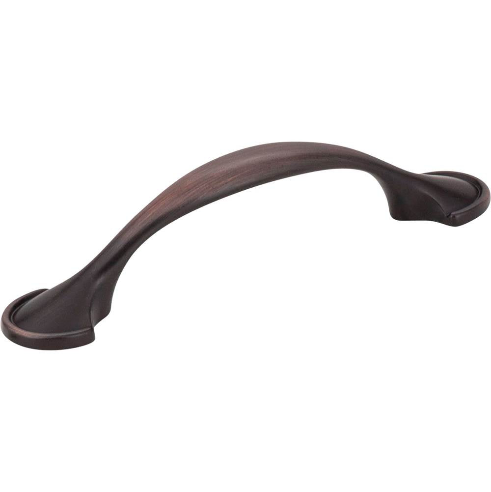 Hardware Resources - 3'' Center-to-Center Brushed Oil Rubbed Bronze Watervale Cabinet Pull - Brushed Oil Rubbed Bronze