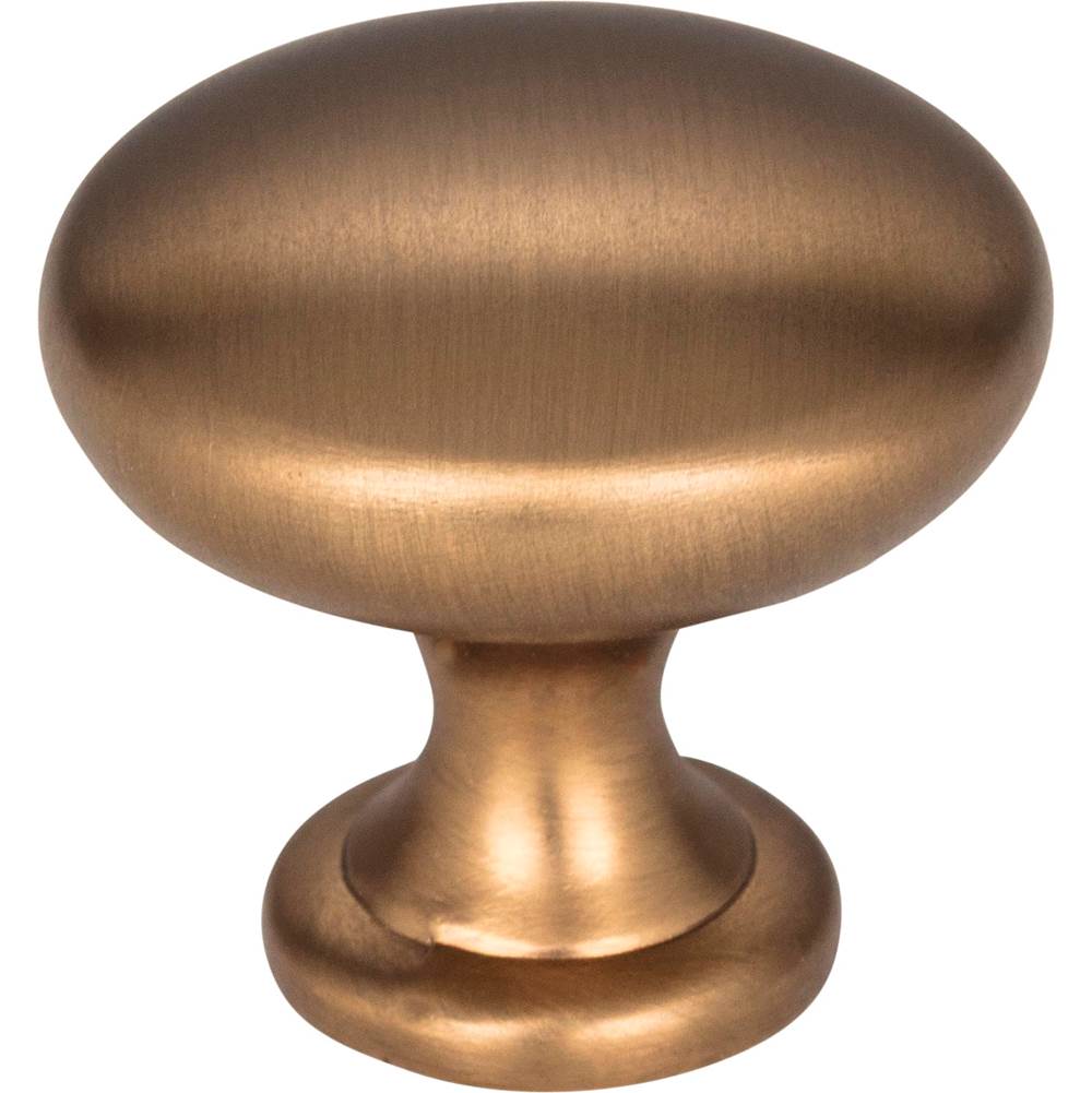 Hardware Resources - 1-3/16'' Diameter Satin Bronze Madison Cabinet Mushroom Knob - Satin Bronze