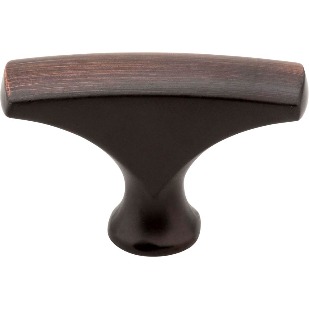 1-5/8'' Overall Length Brushed Pewter Aiden Cabinet ''T'' Knob