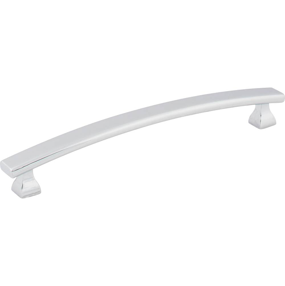 Hardware Resources - 160 mm Center-to-Center Polished Chrome Square Hadly Cabinet Pull - Polished Chrome