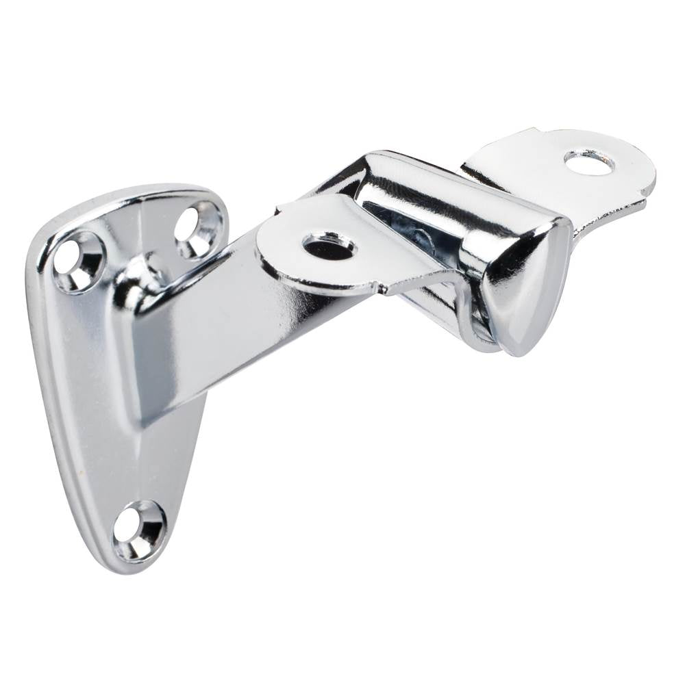 Hardware Resources - 1-7/16'' x 2-1/2'' Heavy Duty Handrail Bracket with 3-3/8'' Projection - Polished Chrome - Polished Chrome