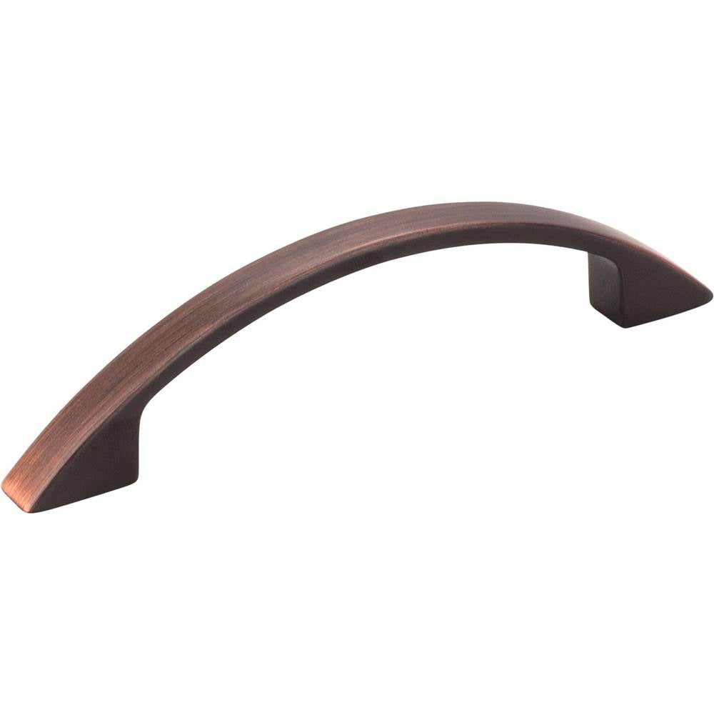 Hardware Resources - 96 mm Center-to-Center Brushed Oil Rubbed Bronze Arched Somerset Cabinet Pull - Brushed Oil Rubbed Bronze