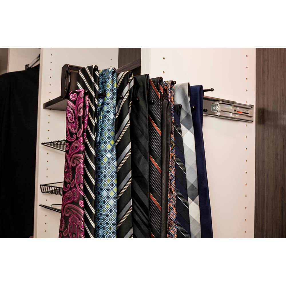 Dark Bronze 14'' Tie Rack