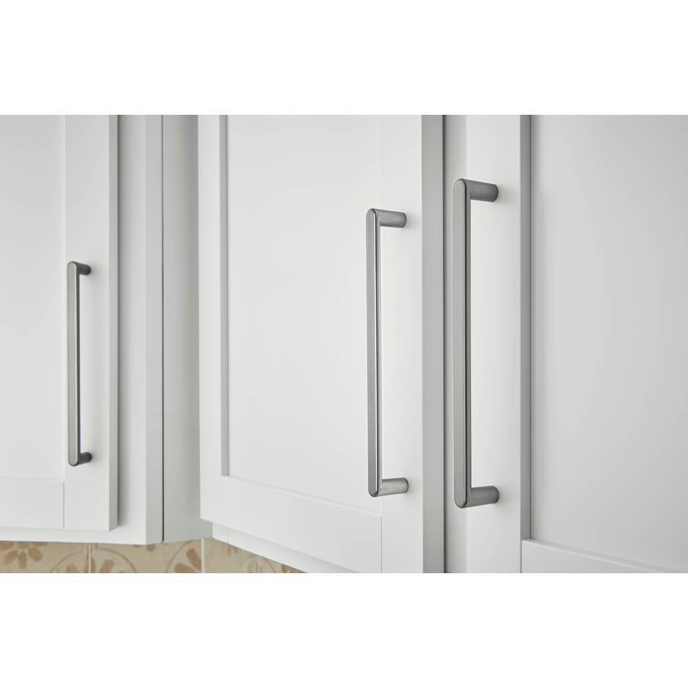 96 mm Center-to-Center Brushed Gold Gibson Cabinet Pull