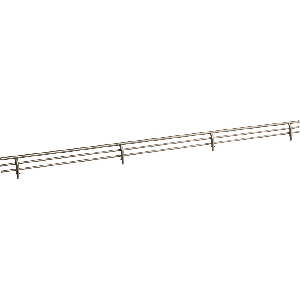 Hardware Resources - 29'' Wide Satin Nickel Wire Shoe Fence for Shelving - Satin Nickel