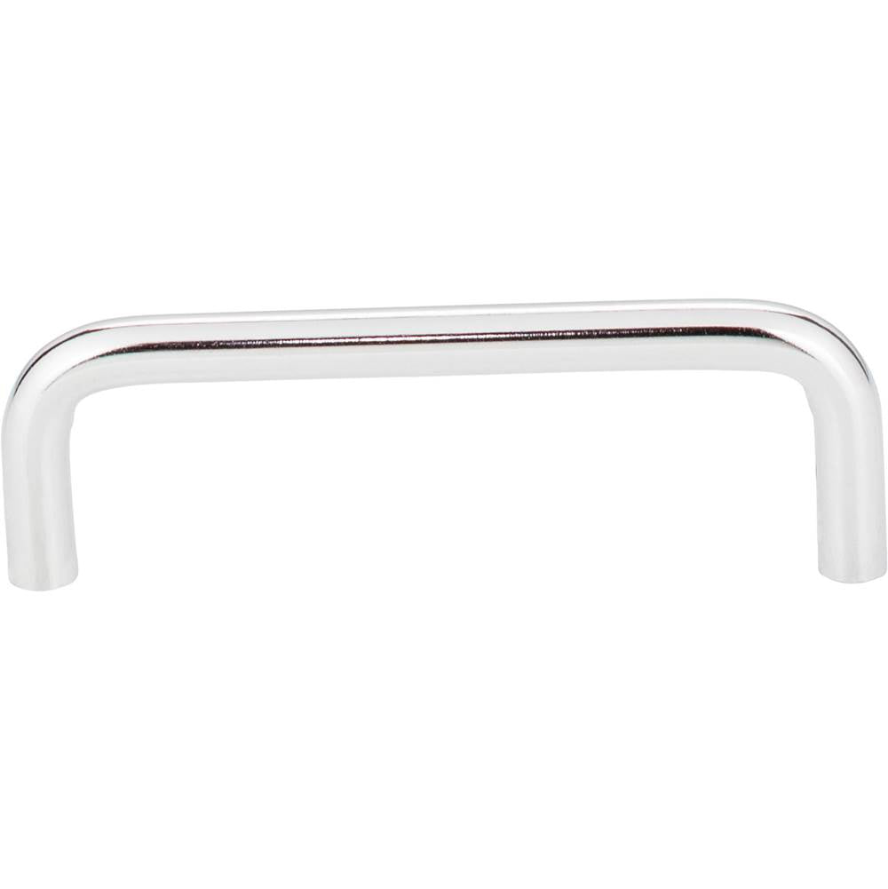3-1/2'' Center-to-Center Brushed Chrome Torino Cabinet Wire Pull