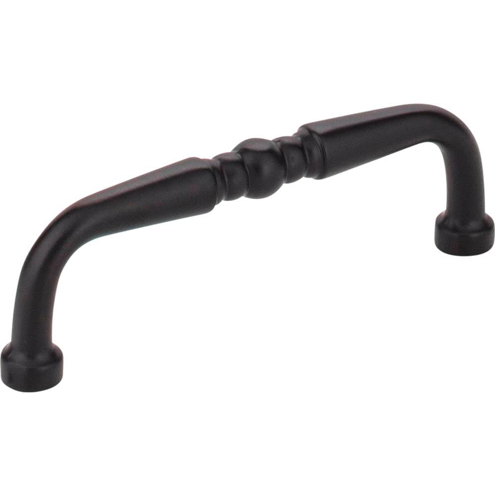 Hardware Resources - 3'' Center-to-Center Matte Black Madison Cabinet Pull - Matte Black