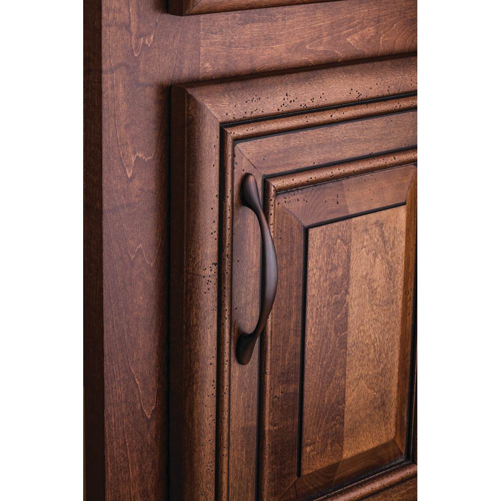 96 mm Center-to-Center Brushed Pewter Arched Somerset Cabinet Pull